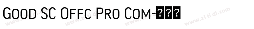 Good SC Offc Pro Com字体转换